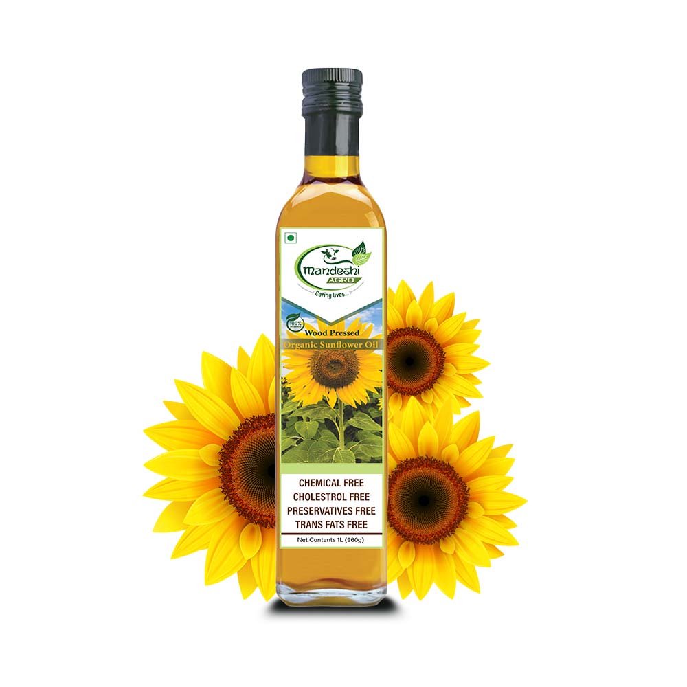 Wood Pressed Safflower Oil  Mandeshi Agro - #ChemicalFreeKitchen